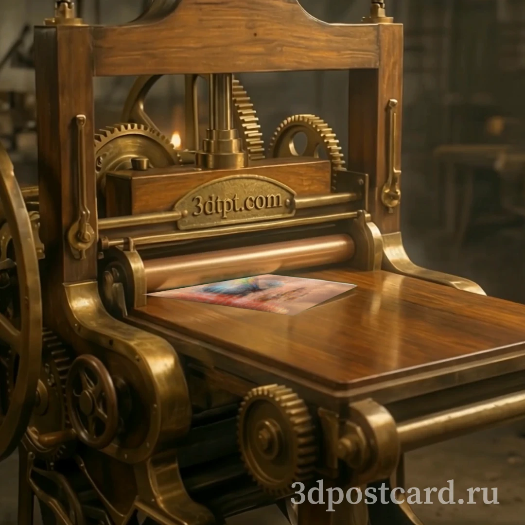 Метаморфозы — стерео варио открытка с плавной анимацией